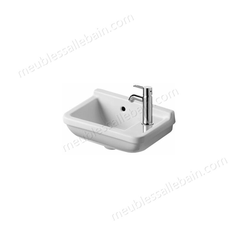 Moins Cher Duravit Lave-mains Starck 3 40cm, trou pour robinet à droite, Coloris: Blanc - 0751400000 - -0