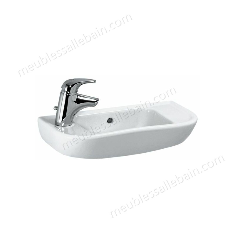 Moins Cher Laufen PRO B Lave-mains lavabo, 1 trou à droite, avec trop-plein, 500x250, blanc, Coloris: Blanc avec LCC - H8169574001061 - -0