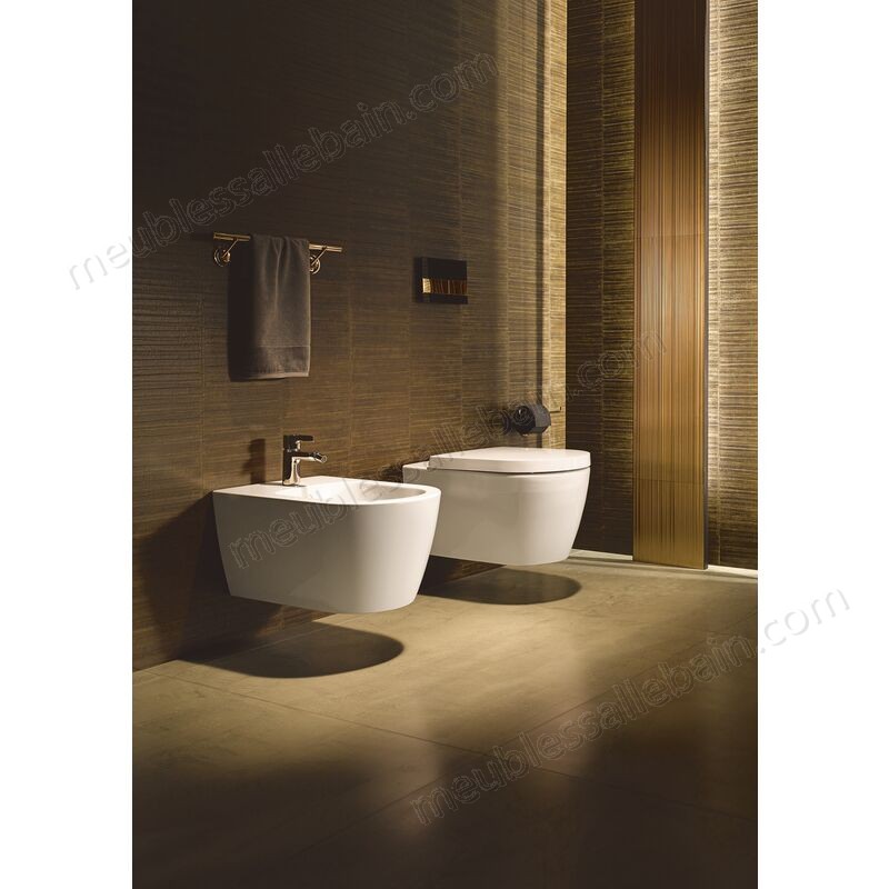 Moins Cher Duravit ME by Starck Wall bidet Compact, 480mm projection, Coloris: Blanc - 2290150000 - -2