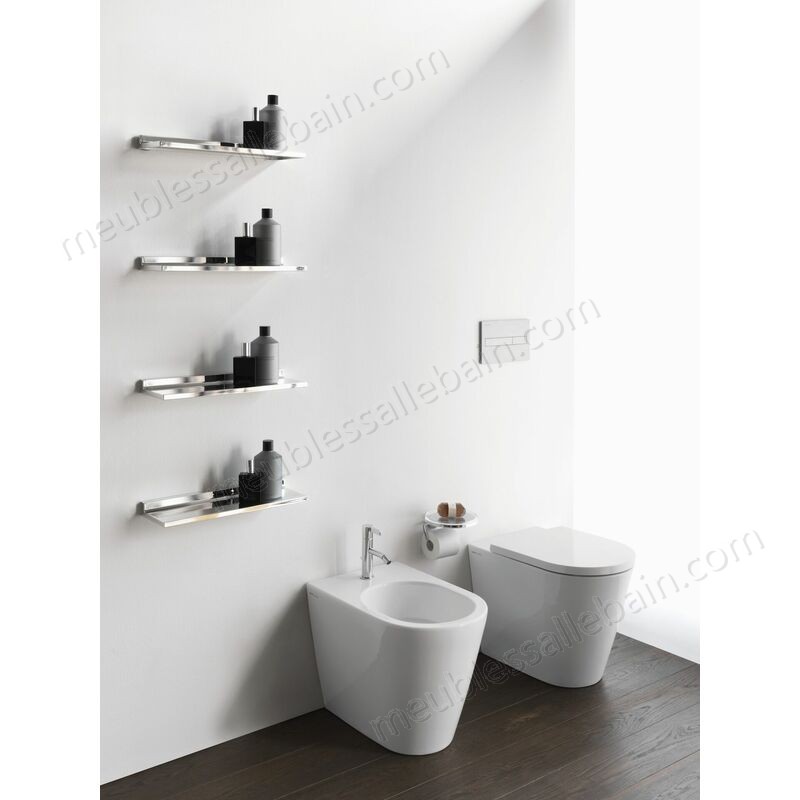 Moins Cher Laufen Cartel Stand-Bidet, 1 trou pour robinet, 370x545x430, Coloris: Blanc - H8323310003021 - -1