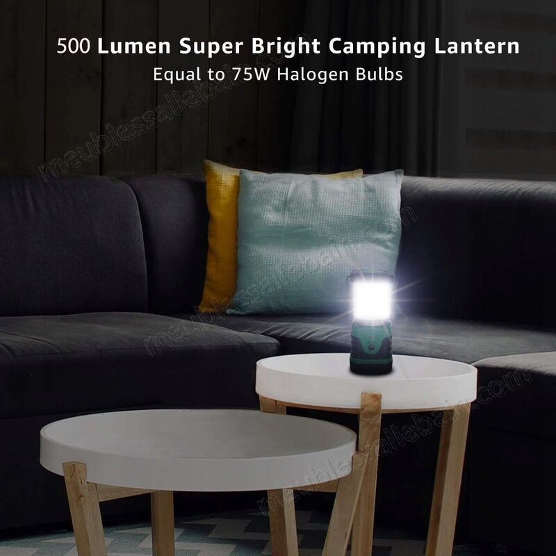 Moins Cher TRIOMPHE COB Camping Light Tente Light Camping Light 500 lumens, vert foncé, type batterie - -4