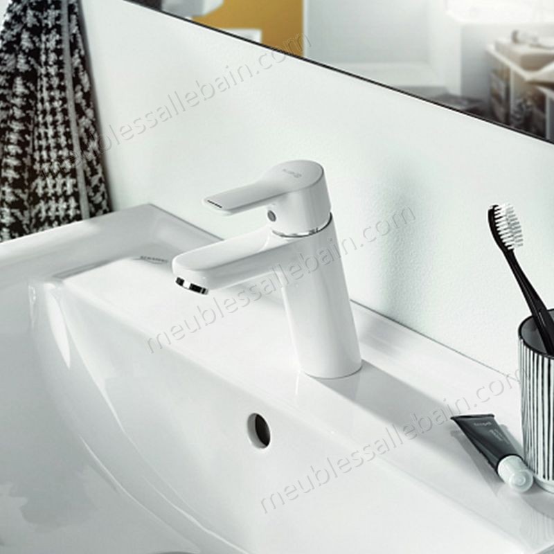 Prix Compétitif Mitigeur de lavabo Kludi Pure & Easy 100 Blanc - -0