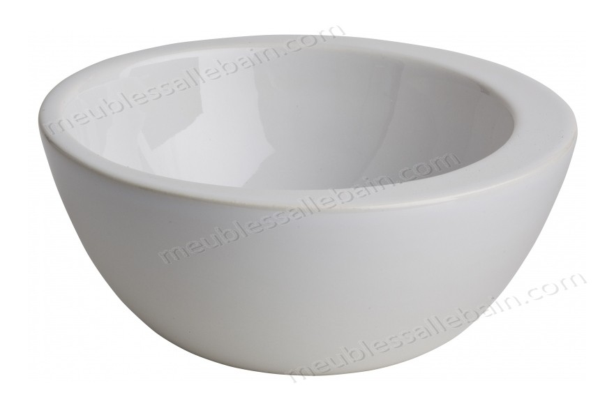 Moins Cher Lave mains design en bol blanc - -0
