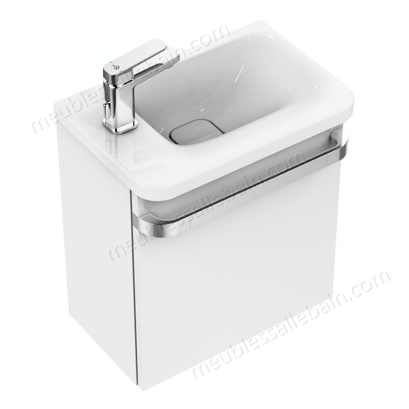 Moins Cher Ideal Standard Tonic II Lave-mains, 460mm, étagère gauche, K0866, Coloris: Blanc - K086601 - -0