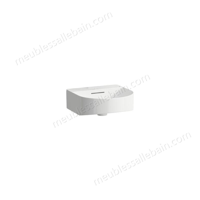Moins Cher Laufen Sondeur mobile Lave-mains, sans trou pour robinet, avec trop-plein, 410x420mm, avec couvercle de valve, blanc, Coloris: Blanc - H8153410001091 - -0