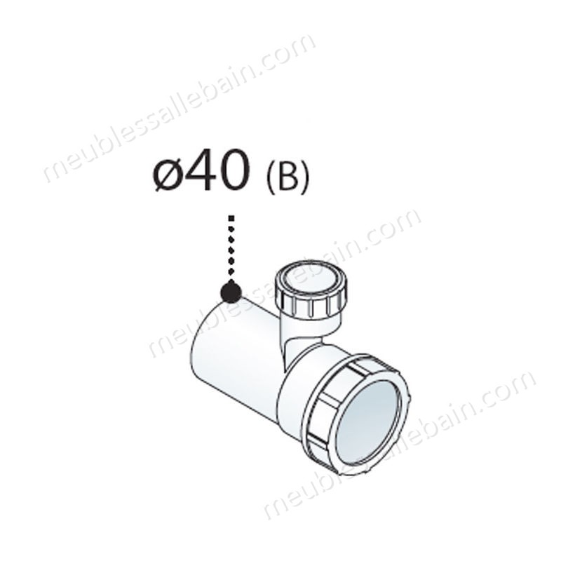 Moins Cher Manchon d'Extension de 40 PP pour la sortie siphons OMP avec aérateur 2159.050.6 - -1