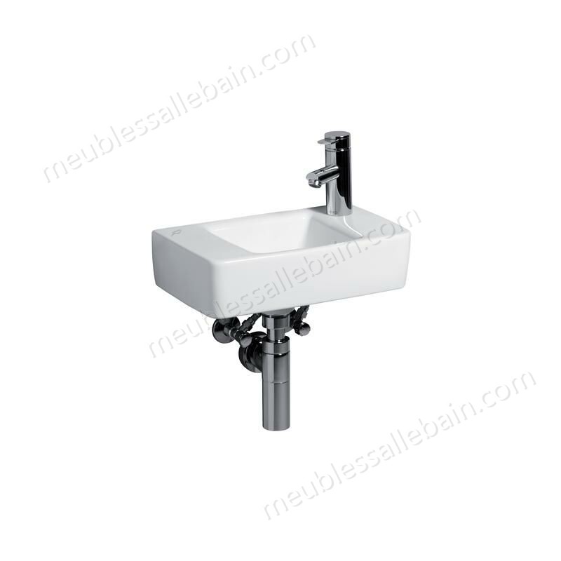 Moins Cher Keramag Renova Nr.1 Plan lavabo 40x25cm, trou pour robinet à droite, sans trop-plein, Coloris: Blanc - 272142000 - -0