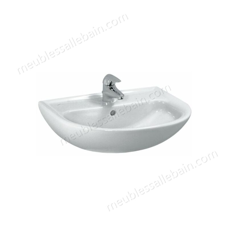Moins Cher Laufen PRO B Lave-mains, 1 trou pour robinet, avec trop-plein, 450x330, Coloris: Blanc avec LCC - H8159524001041 - -0