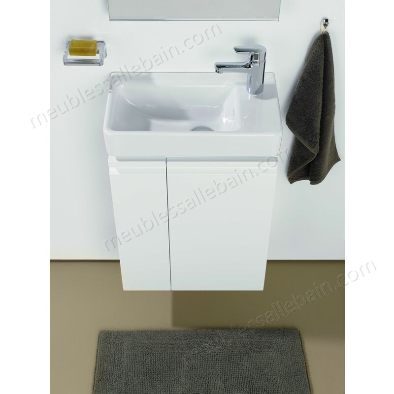 Moins Cher Laufen PRO S Lave-mains, lave-mains, lave-mains, gauche, 1 trou pour robinet, avec trop-plein, 480x280, blanc, Coloris: Blanc avec LCC - H8159544001041 - -1
