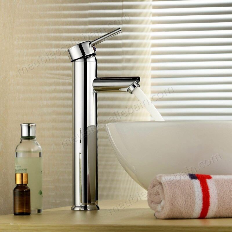 Prix Compétitif Mitigeur monocommande pour lavabo de salle de bains, robinet de salle de bain, mitigeur pour robinetterie de salle de bains, robinetterie de lavabo monocommande en laiton chromé - -1