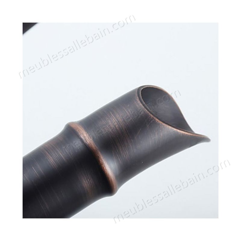 Prix Compétitif Robinet de lavabo style traditionnel en forme de bambou avec finition en bronze huilé - -3