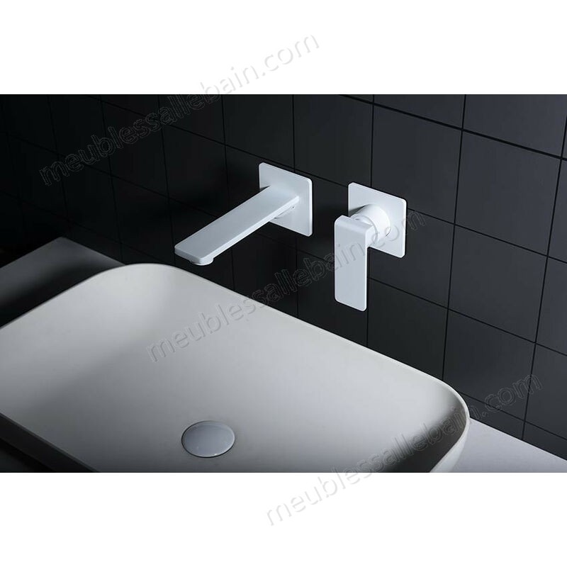 Prix Compétitif Robinet pour lavabo à encastrer blanc Imex - Serie Fiyi - -2