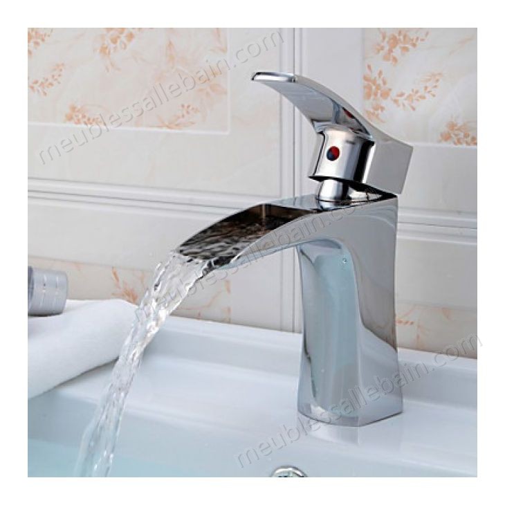 Prix Compétitif Robinet de lavabo avec jet d'eau effet cascade chromé - Prix Compétitif Robinet de lavabo avec jet d'eau effet cascade chromé