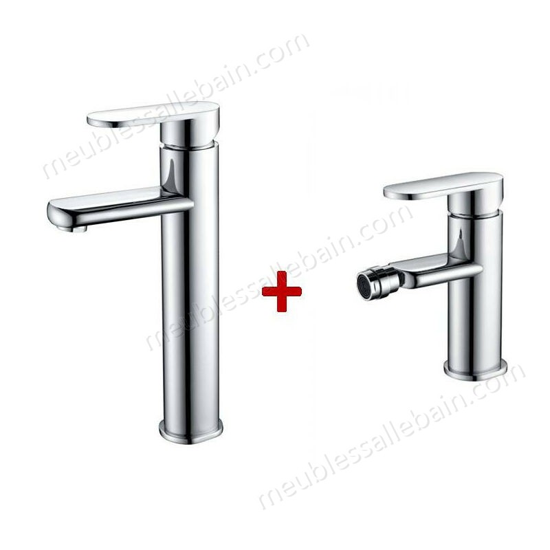 Moins Cher PACK ROBINET LAVABO XL + ROBINET BIDET IMEX - SÉRIE SINTRA - Moins Cher PACK ROBINET LAVABO XL + ROBINET BIDET IMEX - SÉRIE SINTRA