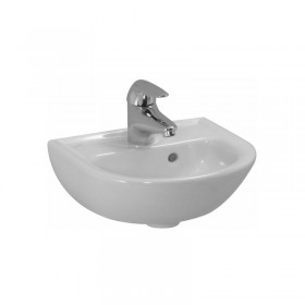 Moins Cher Laufen PRO B Lave-mains, 1 trou pour robinet, avec trop-plein, 400x320, blanc, Coloris: Blanc avec LCC - H8159514001041