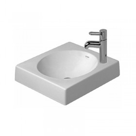 Moins Cher Duravit Architec 500mm trop-plein sans trop-plein, trou pour robinet pré-percé, Coloris: Blanc - 0320500000