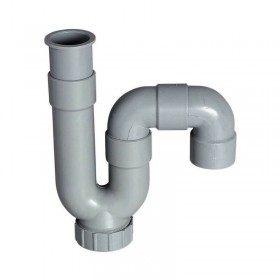 Moins Cher WIRQUIN Siphon de lavabo - PVC - Sortie horizontale ou verticale a coller