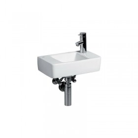Moins Cher Keramag Renova Nr.1 Plan lavabo 40x25cm, trou pour robinet à droite, sans trop-plein, Coloris: Blanc - 272142000
