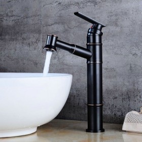 Prix Compétitif Robinet lavabo surélevé style rétro avec tuyau extractible