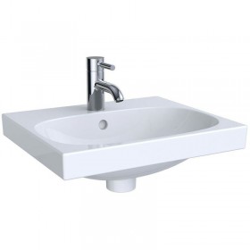 Moins Cher Keramag Acanto Lave-mains 500636, avec trou pour robinet, avec trop-plein, 450x380mm, Coloris: Blanc - 500.636.01.2