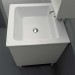 Moins Cher Xilon Nanco - Bac à laver avec meuble cm 60x60. Blanc (code 2266) - 1