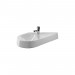 Moins Cher Duravit Architec 64,5cm lavabo sans trop-plein, avec plan de robinet, 1 trou de robinet, lavabo à gauche, Coloris: Blanc - 0764650000 - 0