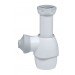 Moins Cher Siphon universel (2 modèles) pour équiper tous types de lavabos, vasque et lave-mains - siphon tout en un blanc gris pro- Wirquin Pro - 30720407 - 0