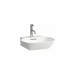 Moins Cher Laufen INO Lave-mains INO, 1 trou pour robinet, avec trop-plein, 450x410, blanc, Coloris: Blanc avec LCC - H8163004001041 - 0