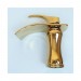 Prix Compétitif Robinet d'évier luxueux couleur dorée muni d'une poignée , finition en laiton (Ti-PVD) - 3