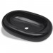 Moins Cher Topdeal VDTD04198_FR Vasque ovale céramique Noir pour salle de bain - 1