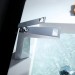 Prix Compétitif Robinet lavabo mitigeur contemporain avec bec en cascade en laiton solide - 2