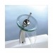 Prix Compétitif Robinet de lavabo avec bec verseur rond fait de verre, robinet de style moderne à poignée unique - 1