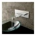 Prix Compétitif Robinet de lavabo à bec extra large en verre, style contemporain (montage mural) - 0