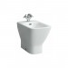 Moins Cher Stand-Bidet Running Palace, 1 trou pour robinet, valves d'angle intérieures, 560x360, blanc - H8327010003021 - 0