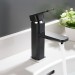 Prix Compétitif Robinet mitigeur pour lavabos vasques 1233CB chromé/noir - 2