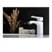 Prix Compétitif Robinet de lavabo peint en blanc et muni de poignée unique, style contemporain et finition chromé - 0