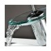 Prix Compétitif Robinet de lavabo à bassin verseur rond en verre, un robinet de style moderne avec unique poignée - 2