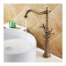 Prix Compétitif Robinet salle de bain style antique avec double poignées, finition en laiton - 0