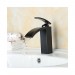 Prix Compétitif Robinet de lavabo contemporain finition noire mate de hauteur 180 MM - 1