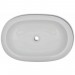 Moins Cher Hommoo Lavabo en forme ovale Céramique 63 x 42 cm Blanc HDV03666 - 2