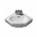 Moins Cher Duravit 1930 lave-mains d'angle, 59,5x45cm, avec trop-plein, 1 trou pour robinet, Coloris: Blanc - 0793420000 - 1