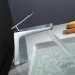 Prix Compétitif Robinet lavabo mitigeur contemporain avec bec en cascade en laiton solide - 1