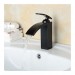 Prix Compétitif Robinet de lavabo contemporain finition noire mate de hauteur 180 MM - 0