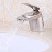 Prix Compétitif Robinet lavabo mitigeur moderne avec bec en cascade en chromé - 2
