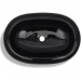 Moins Cher Topdeal VDTD04198_FR Vasque ovale céramique Noir pour salle de bain - 4