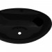 Moins Cher Topdeal VDTD04199_FR Vasque ovale à trou trop-plein/robinet céramique pour salle de bain - 3