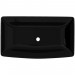 Moins Cher Vasque rectangulaire céramique Noir pour salle de bain - 2