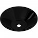 Moins Cher Vasque rond céramique Noir pour salle de bain - 1