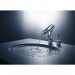 Prix Compétitif Hansgrohe AXOR Starck V Mélangeur lavabo 2 trous AXOR Starck V 110 avec set de déchets, Coloris: chrome - 12115000 - 1