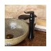 Prix Compétitif Robinet de lavabo cascade de couleur noir avec large embouchure, finition en bronze huilé - 2